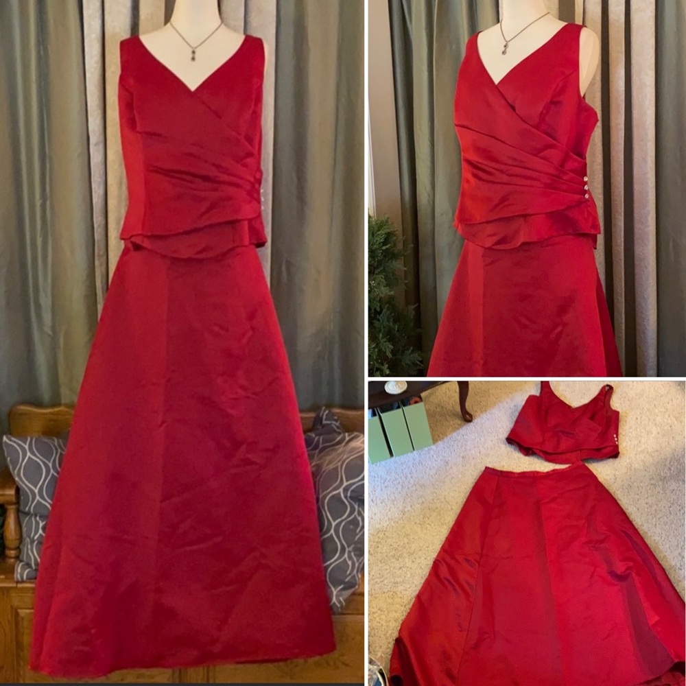 🎉HP🎉 Mori Lee Formal Gown 2 piece Skirt Top